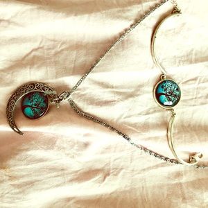 Tree necklace and bracelet